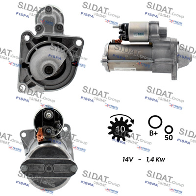 Motorino d'avviamento SIDAT S12BH0039