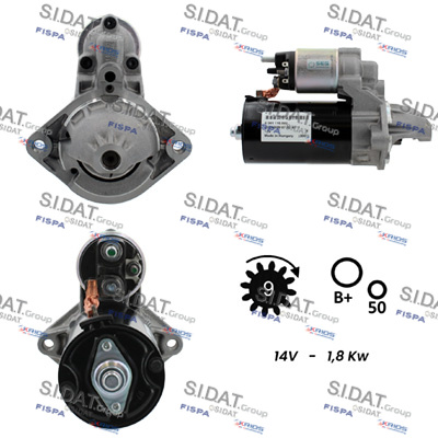 Motorino d'avviamento SIDAT S12BH0090