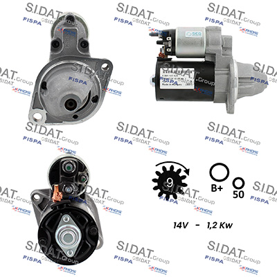Motorino d'avviamento SIDAT S12BH0091