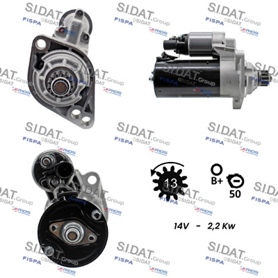 Motorino d'avviamento SIDAT S12BH0095