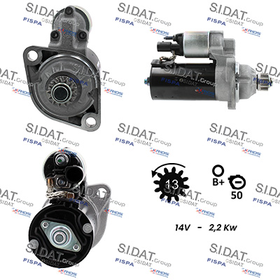 Motorino d'avviamento SIDAT S12BH0096