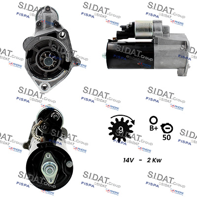 Motorino d'avviamento SIDAT S12BH0111