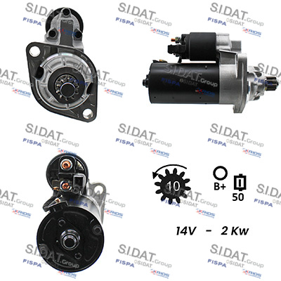 Motorino d'avviamento SIDAT S12BH0127