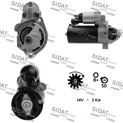 Motorino d'avviamento SIDAT S12BH0170