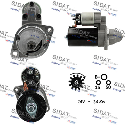 Motorino d'avviamento SIDAT S12BH0235