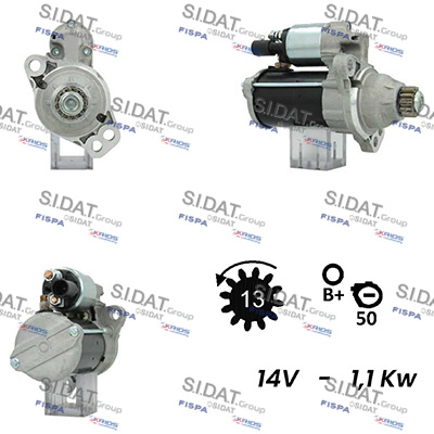 Motorino d'avviamento SIDAT S12BH0254
