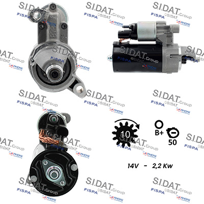 Motorino d'avviamento SIDAT S12BH0340