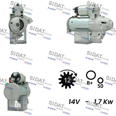 Motorino d'avviamento SIDAT S12BH0432