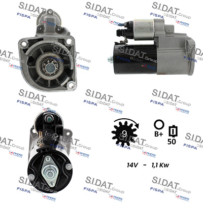 Motorino d'avviamento SIDAT S12BH0440