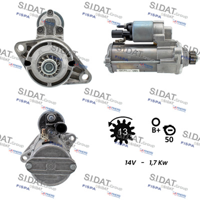 Motorino d'avviamento SIDAT S12BH0450