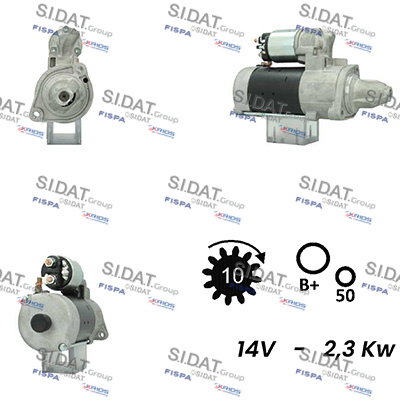 Motorino d'avviamento SIDAT S12BH0469A2