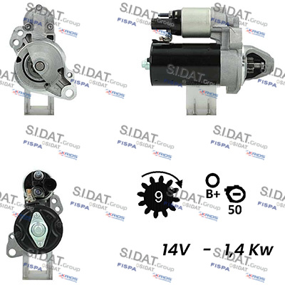 Motorino d'avviamento SIDAT S12BH0599