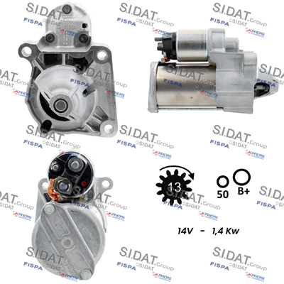 Motorino d'avviamento SIDAT S12BH0610