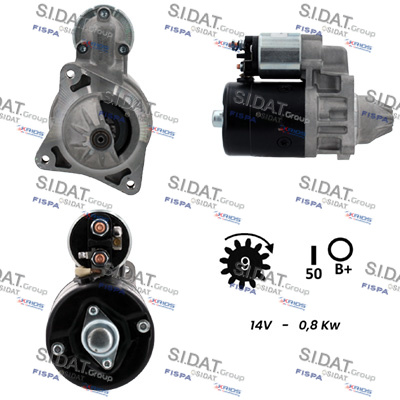 Motorino d'avviamento SIDAT S12BH0612A2