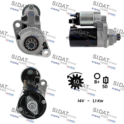 Motorino d'avviamento SIDAT S12BH0630