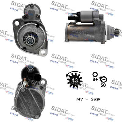 Motorino d'avviamento SIDAT S12BH0633