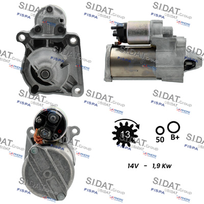 Motorino d'avviamento SIDAT S12BH0650