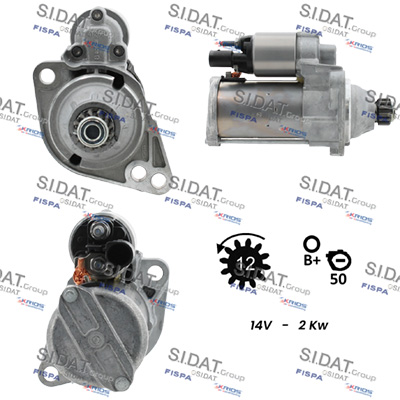 Motorino d'avviamento SIDAT S12BH0892