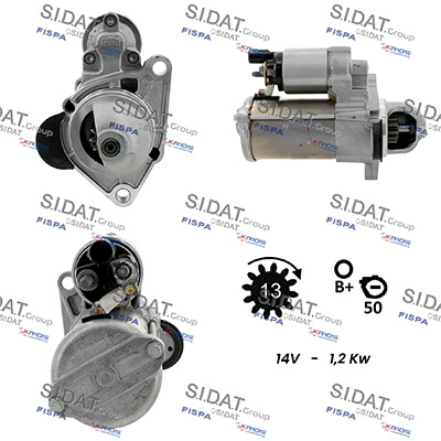 Motorino d'avviamento SIDAT S12BH0901