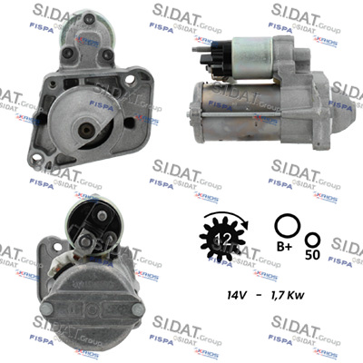 Motorino d'avviamento SIDAT S12BH0913