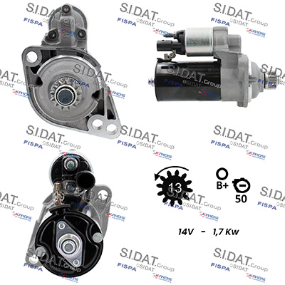 Motorino d'avviamento SIDAT S12BH0925