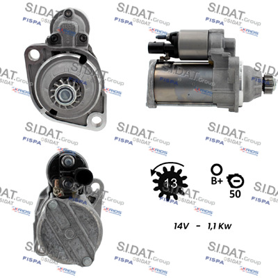 Motorino d'avviamento SIDAT S12BH0927