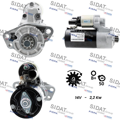 Motorino d'avviamento SIDAT S12BH0931