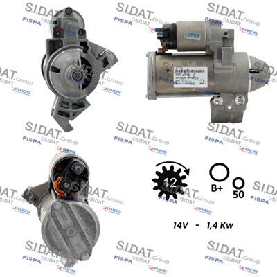Motorino d'avviamento SIDAT S12BH0932