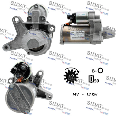 Motorino d'avviamento SIDAT S12BH0935