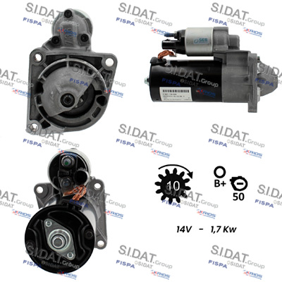 Motorino d'avviamento SIDAT S12BH0939