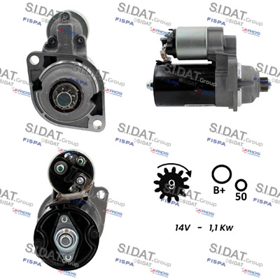 Motorino d'avviamento SIDAT S12BH0944