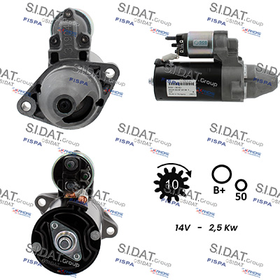 Motorino d'avviamento SIDAT S12BH0945