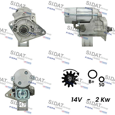 Motorino d'avviamento SIDAT S12DE0406A2