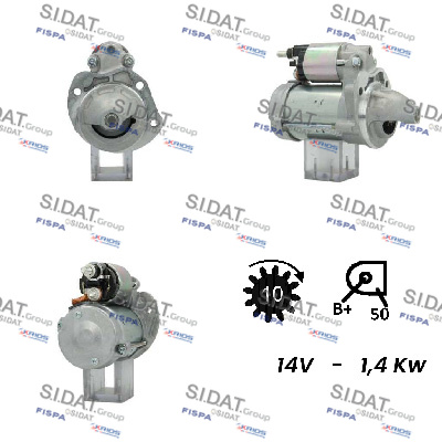 Motorino d'avviamento SIDAT S12DE0462