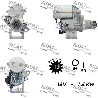 Motorino d'avviamento SIDAT S12DE0586