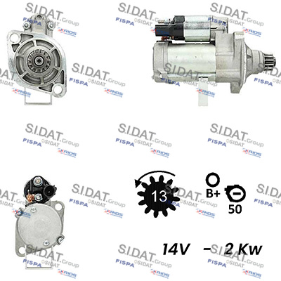 Motorino d'avviamento SIDAT S12DE0633A2