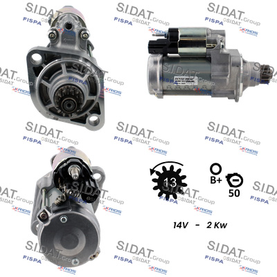 Motorino d'avviamento SIDAT S12DE0633