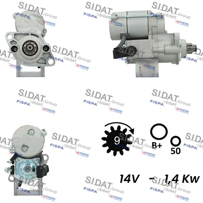Motorino d'avviamento SIDAT S12DE0756A2