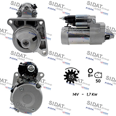 Motorino d'avviamento SIDAT S12DE0952A2