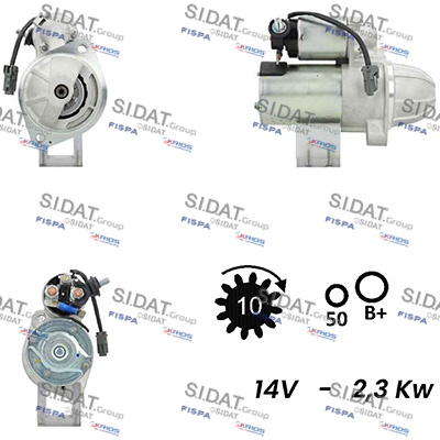 Motorino d'avviamento SIDAT S12DR0761