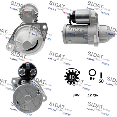 Motorino d'avviamento SIDAT S12GN0980