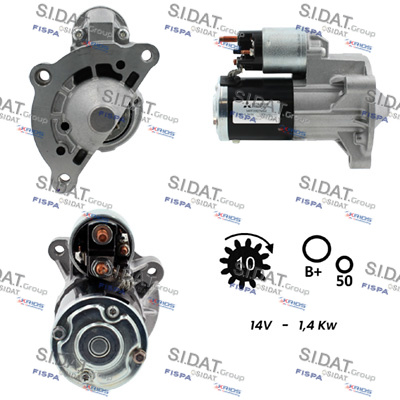 Motorino d'avviamento SIDAT S12MH0005