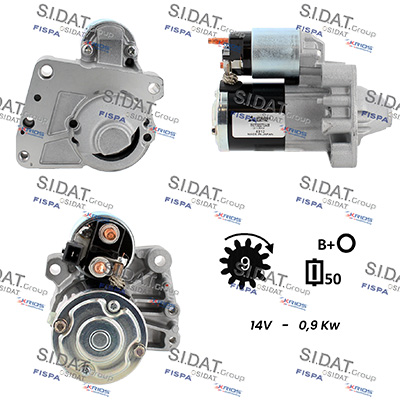 Motorino d'avviamento SIDAT S12MH0076