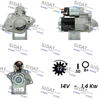 Motorino d'avviamento SIDAT S12MH0218