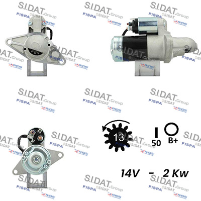 Motorino d'avviamento SIDAT S12MH0323A2