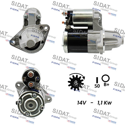 Motorino d'avviamento SIDAT S12MH0541