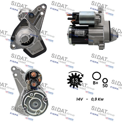 Motorino d'avviamento SIDAT S12MH0689