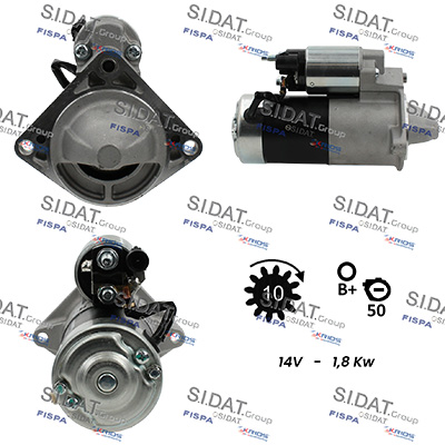 Motorino d'avviamento SIDAT S12MH0827A2