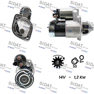 Motorino d'avviamento SIDAT S12VA0213
