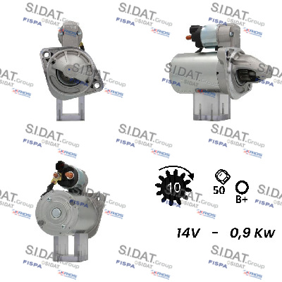Motorino d'avviamento SIDAT S12VA0561